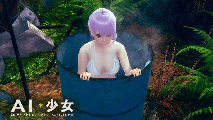 AI少女背景